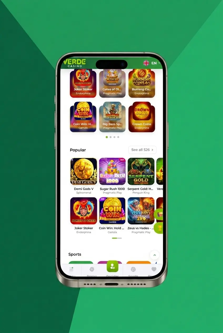 Attivazione codice promo Verde Casino su app mobile iOS e Android con campo bonus nella sezione Cassa