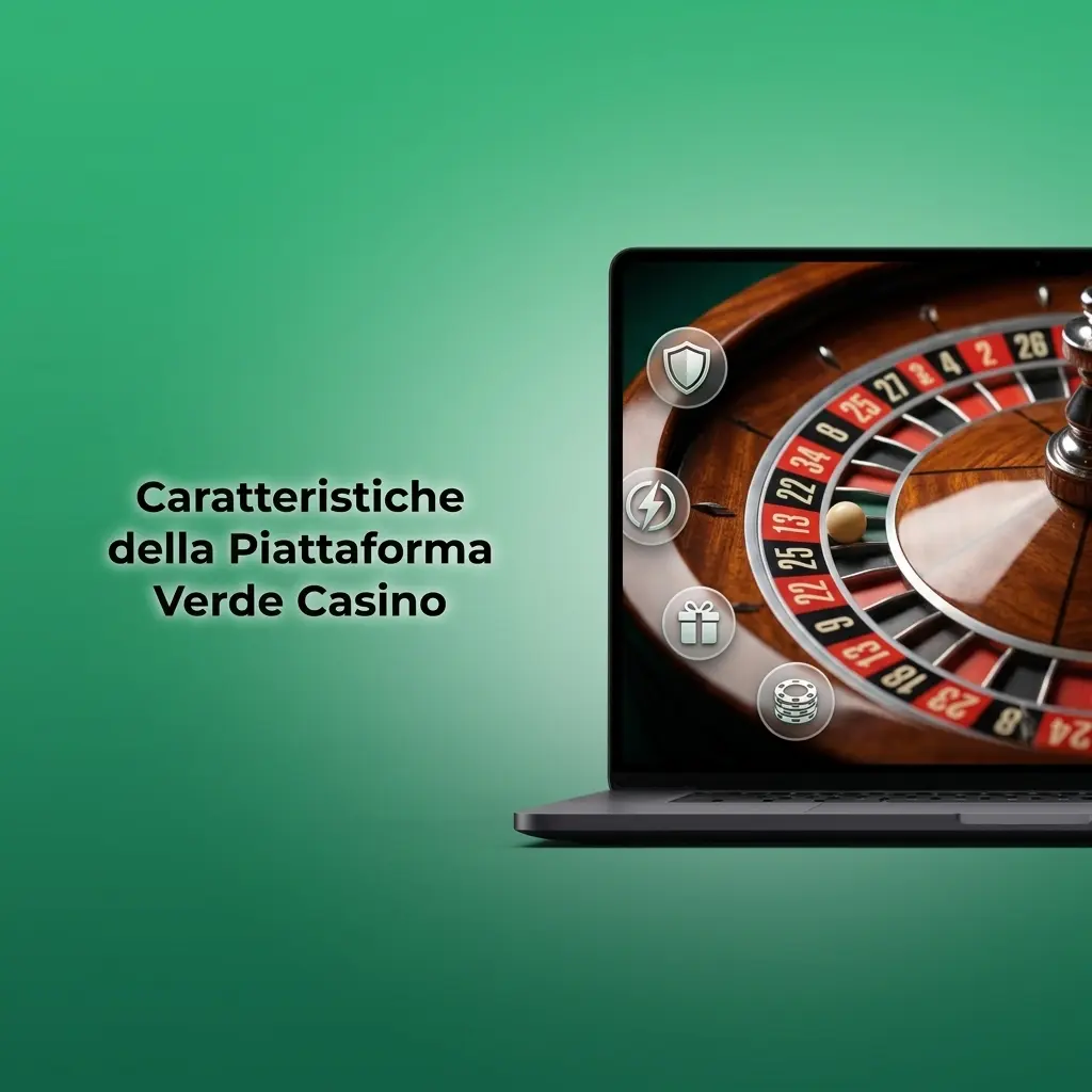 Piattaforma Verde Casino con crittografia SSL, gioco responsabile ADM e lobby in italiano per giocatori locali