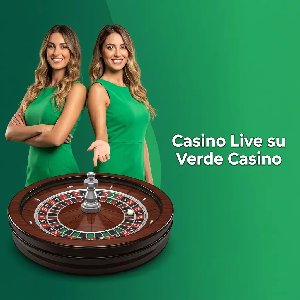 Dealer dal vivo su Verde Casino: roulette, blackjack e game show in HD con croupier reali