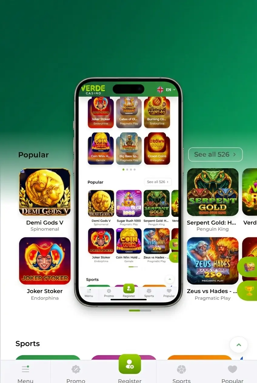 Guida ai bonus Verde Casino: registrazione, deposito minimo 20 EUR e attivazione codice promozionale