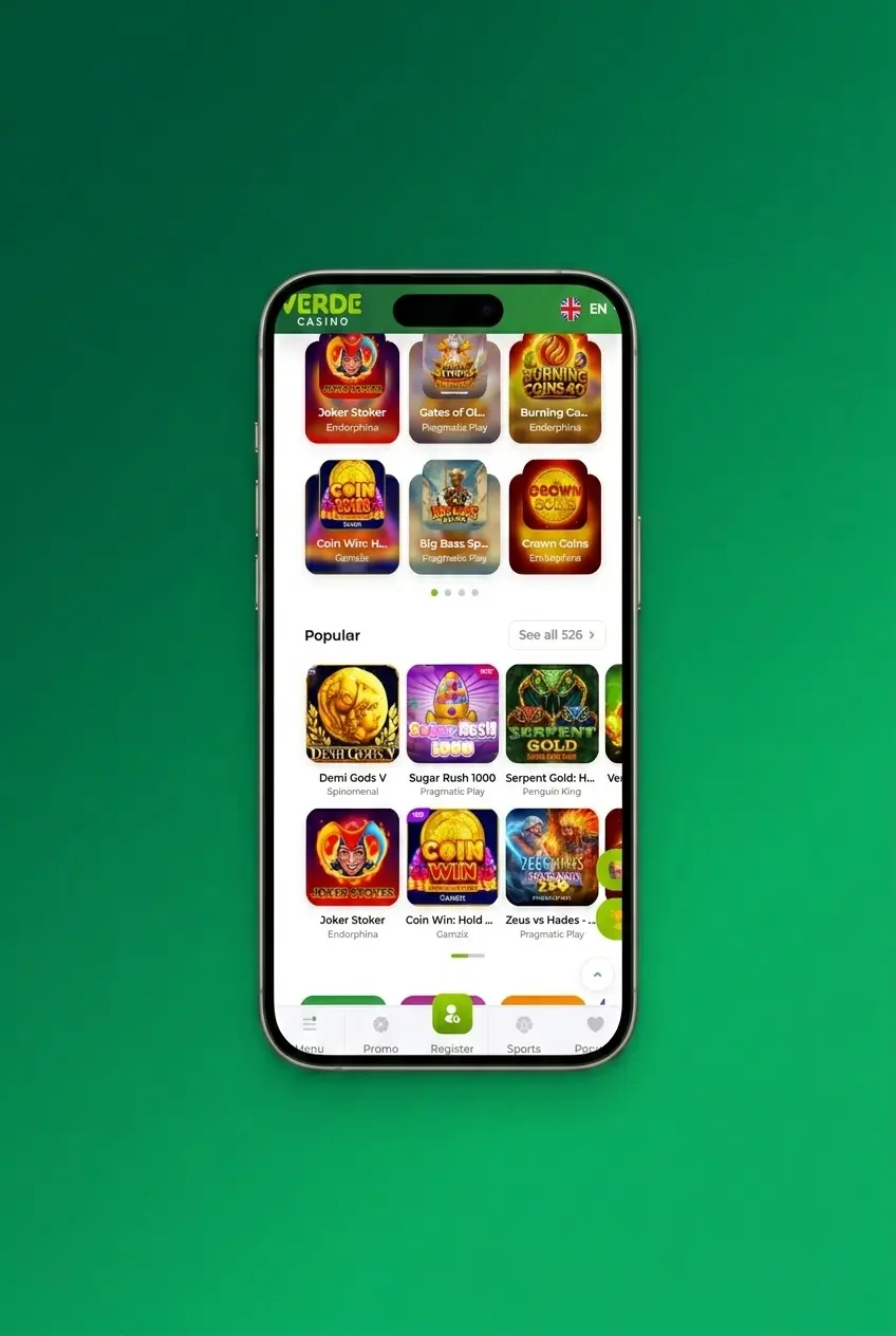 Guida per attivare i bonus Verde Casino: registrazione, deposito minimo 20 EUR e codice promozionale