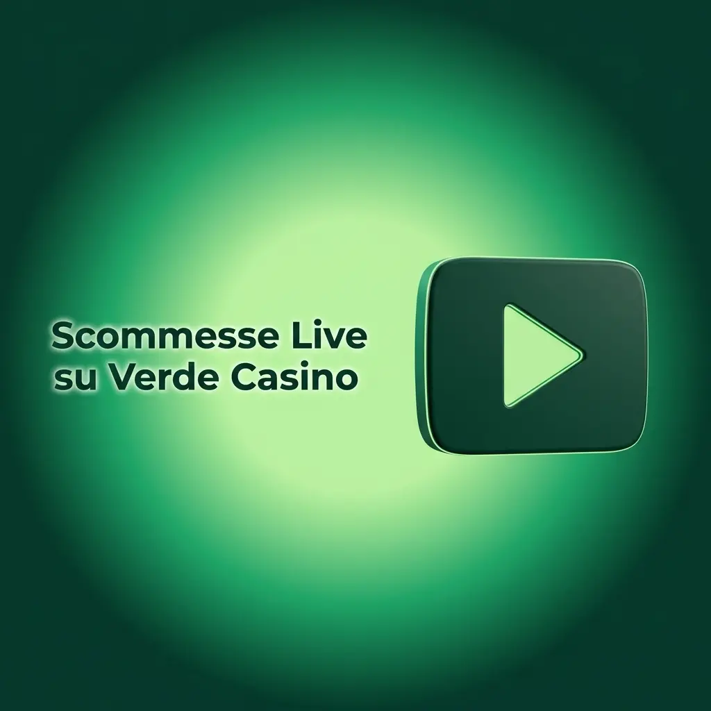 Scommesse live su Verde Casino con quote in tempo reale su calcio, tennis, basket ed esports